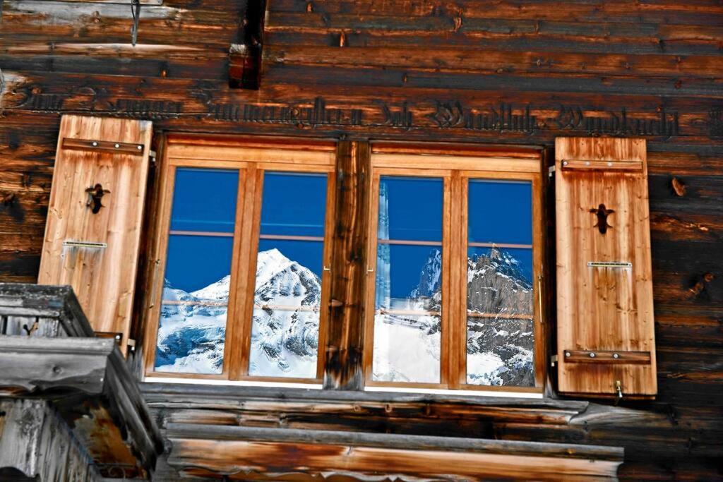 Peacefull Mountains View Apartment Kandersteg Ngoại thất bức ảnh