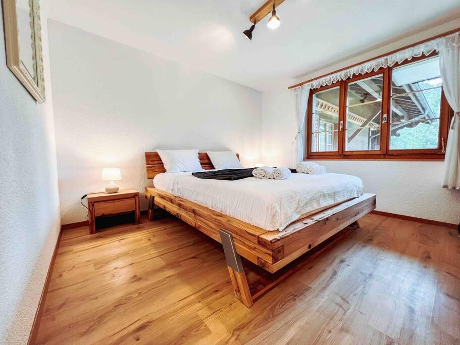 Peacefull Mountains View Apartment Kandersteg Ngoại thất bức ảnh